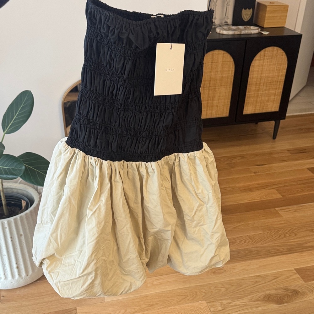 DISSH Stevie Black and stone Strapless Dress (new w tags!) - Picture 2 of 2